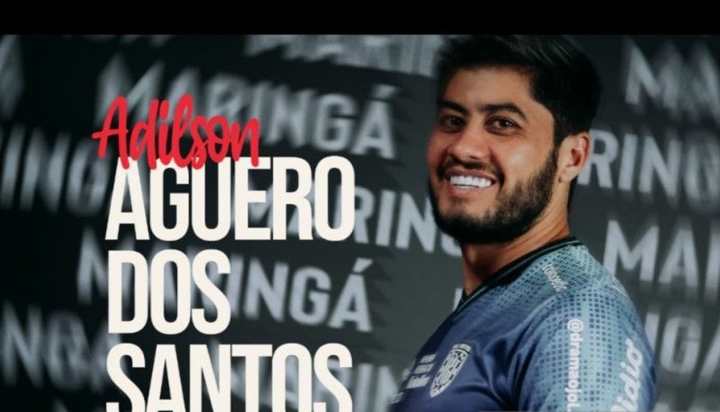 Bali United kenalkan pemain asing baru, Aguero dos Santos atau Adilson Maringa untuk memperkuat posisi sebagai penjaga gawang musim kompetisi 2023-2024 di Gianyar, Bali, Kamis (18/5/2023)